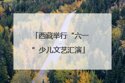 西藏举行“六一”少儿文艺汇演