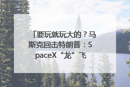 要玩就玩大的？马斯克回击特朗普：SpaceX“龙”飞船将立即退役！