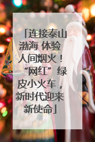 连接泰山渤海 体验人间烟火！“网红”绿皮小火车，新时代迎来新使命