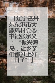 辽宁省丹东东港市大鹿岛村党委书记张宗义：“振兴海岛，让乡亲们都过上好日子”