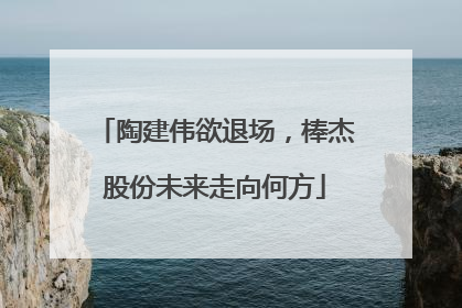 陶建伟欲退场，棒杰股份未来走向何方