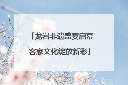 龙岩非遗盛宴启幕 客家文化绽放新彩