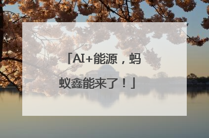 AI+能源，蚂蚁鑫能来了！