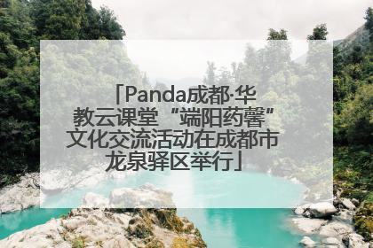Panda成都·华教云课堂“端阳药馨”文化交流活动在成都市龙泉驿区举行
